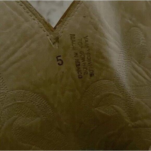 HONDO EL PASO TEXAS MENS COWHIDE LEATHER COWBOY WESTERN BOOTS SIZE 8.5 D - Picture 8 of 8